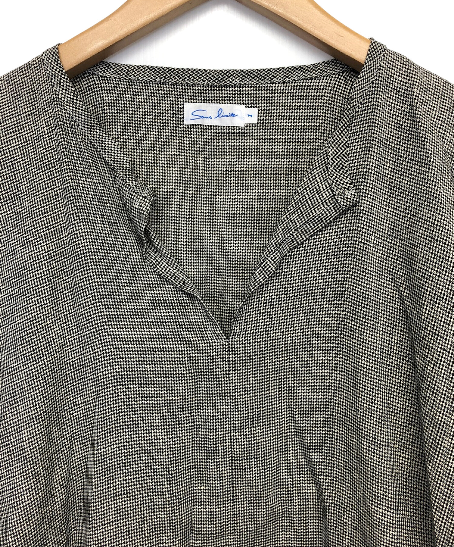 中古・古着通販】sans limite (サンリミット) リネンカフタン短丈