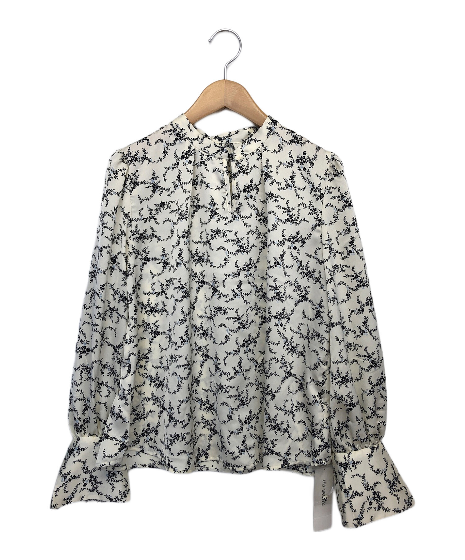 Lily Brown ブラウス LILY BROWN 3wayシアージャガードペプラム