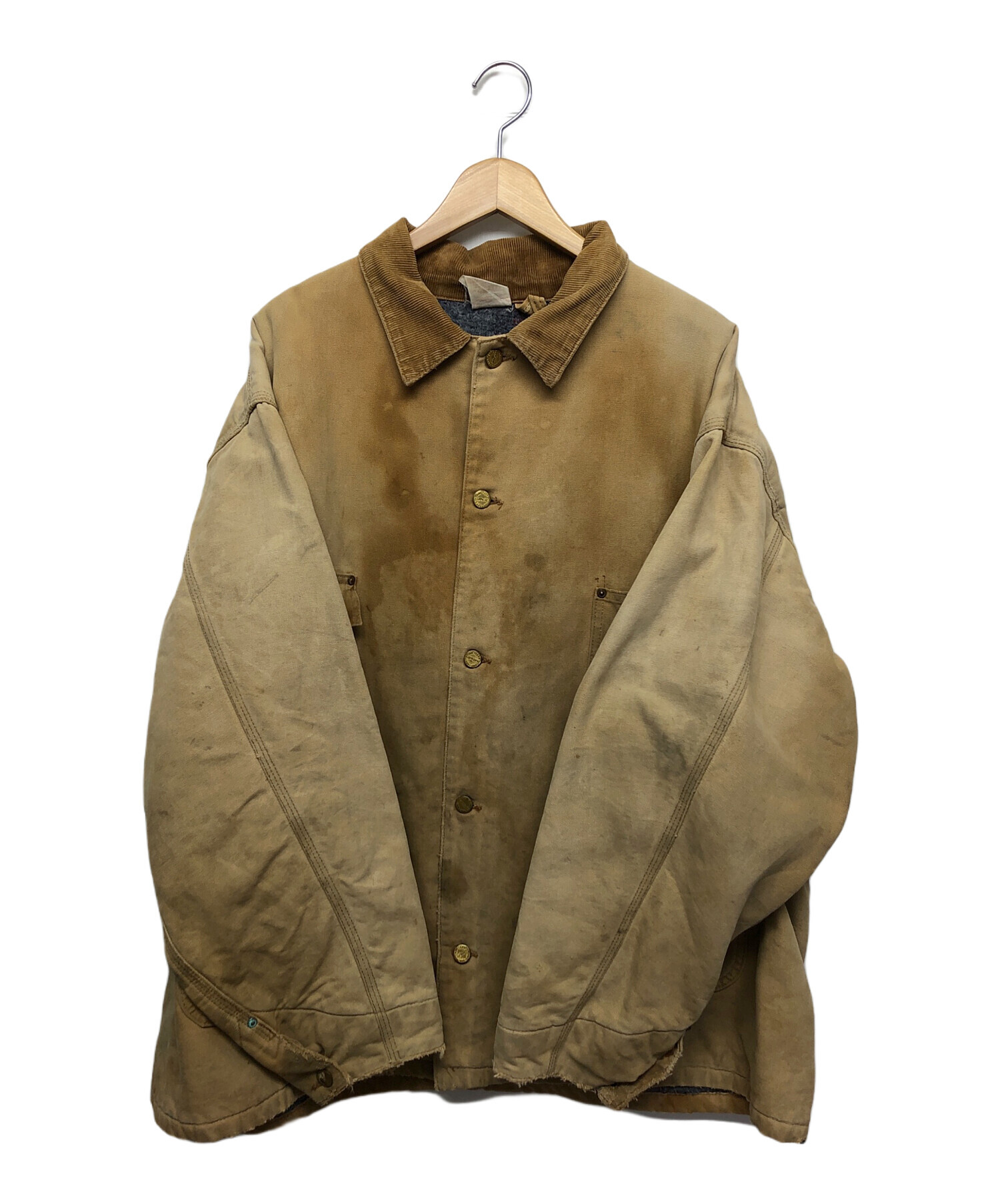中古・古着通販】CarHartt (カーハート) カバーオール ベージュ サイズ