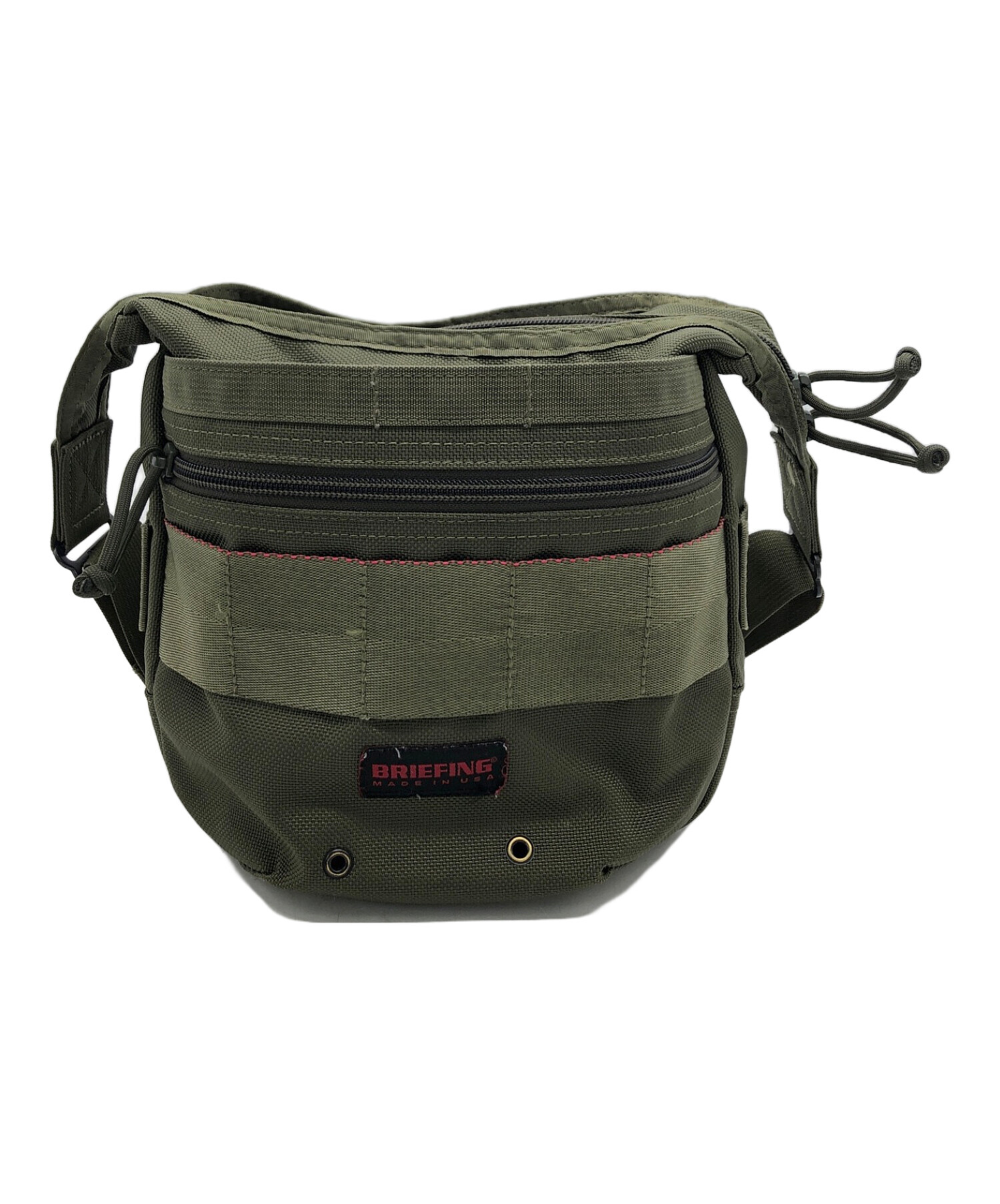 BRIEFING ショルダーバッグ カーキ