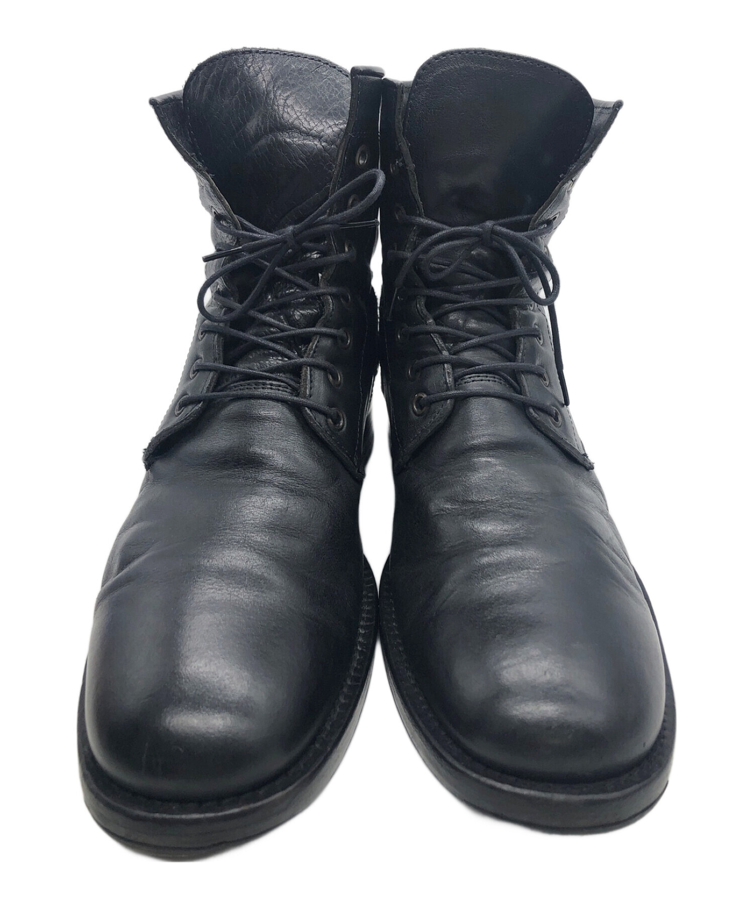 中古・古着通販】BUTTERO (ブッテロ) レースアップブーツ ブラック