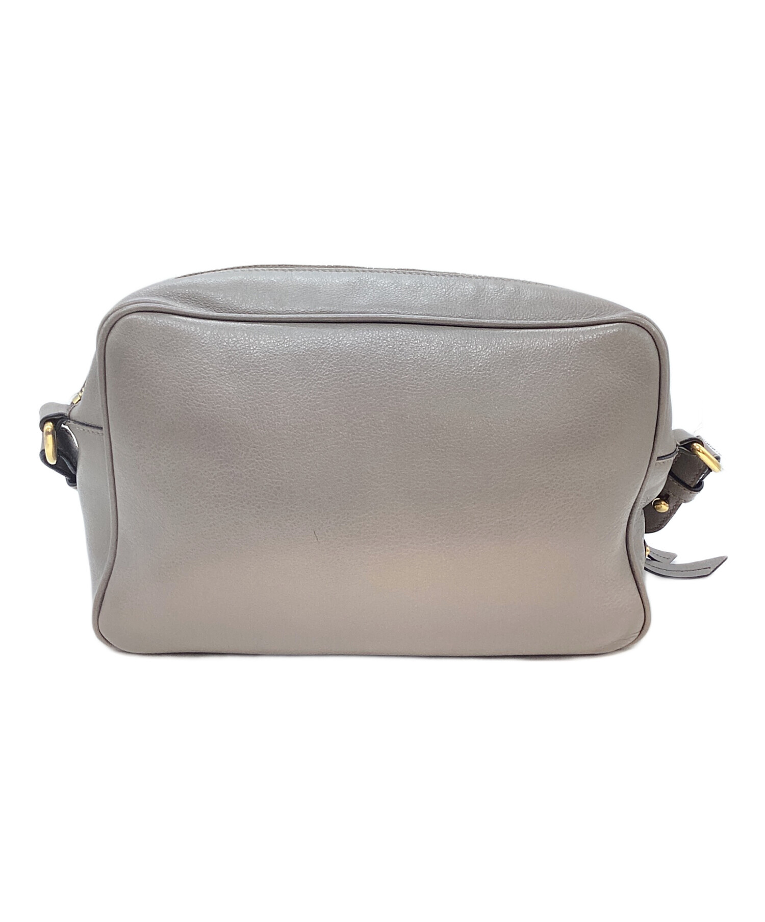 PRADA ショルダーバッグ ベージュ/グレー 中古・古着通販】PRADA (プラダ) ショルダーバッグ グレー｜ブランド