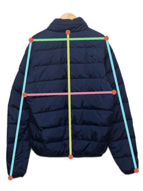 しずさん専GUCCI ネイビー ダウンジャケット 中古・古着通販】GUCCI (グッチ) ロゴパッチダウンジャケット ネイビー