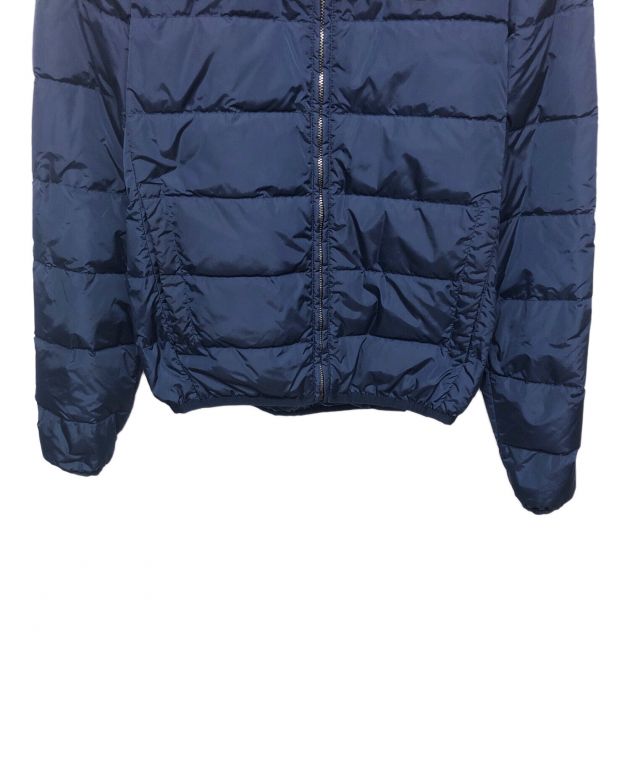 中古・古着通販】GUCCI (グッチ) ロゴパッチダウンジャケット ネイビー
