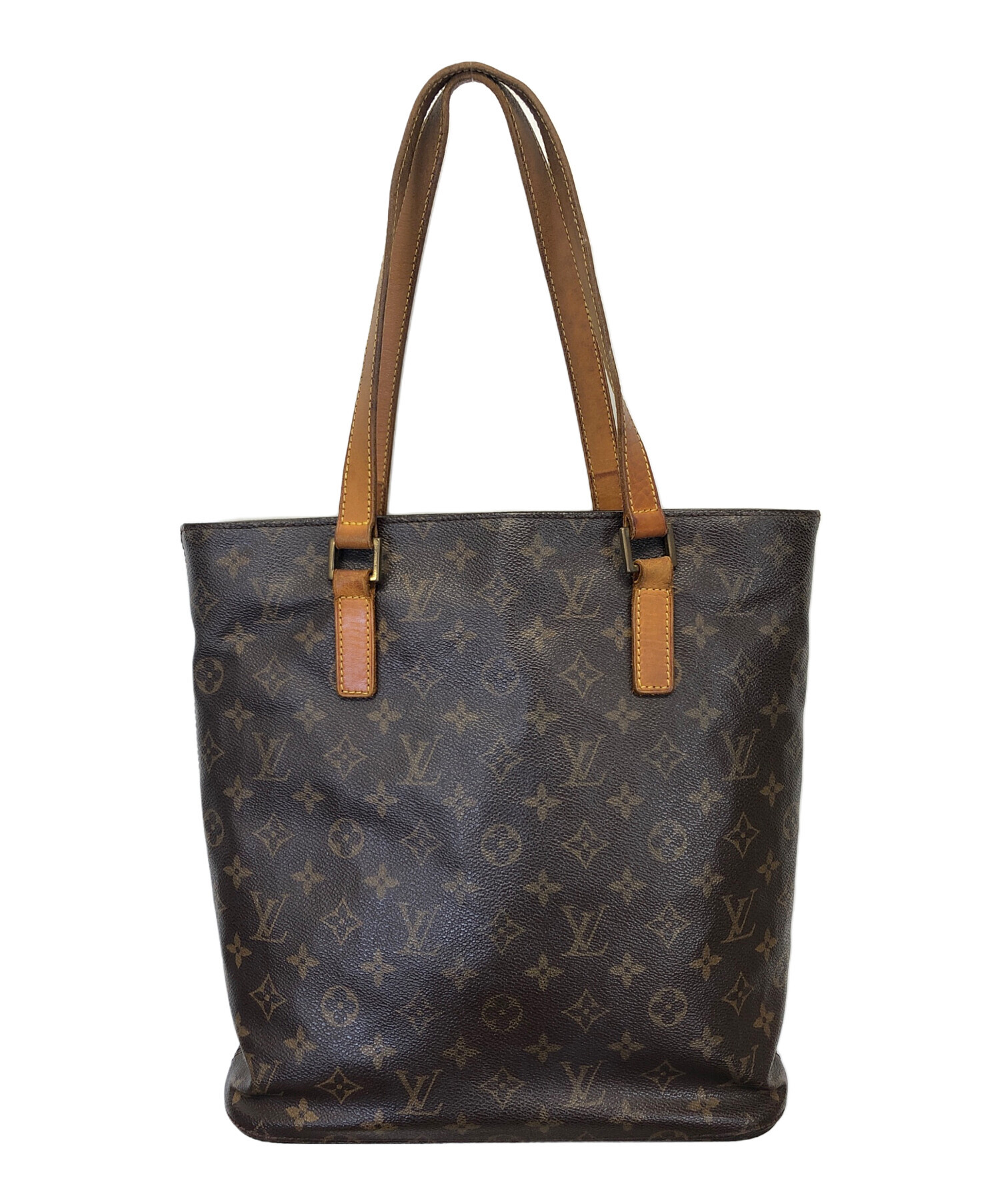 Louis Vuitton トートバッグ ダークブラウン 中古・古着通販】LOUIS VUITTON (ルイ ヴィトン) ショルダートート