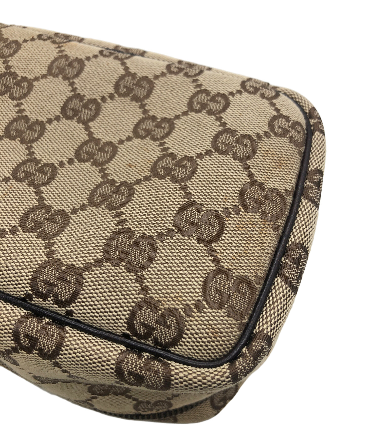 GUCCI ヴィンテージ　ヴァニティポーチ Gucci GG Vanity Handbag Grey