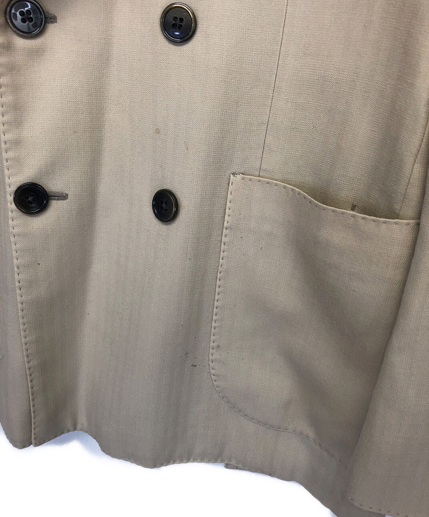 中古・古着通販】LARDINI (ラルディーニ) ウールジャケット ベージュ