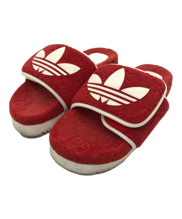 5月限定値下げ！GUCCI レッド サンダル 中古・古着通販】adidas (アディダス) GUCCI (グッチ) GG