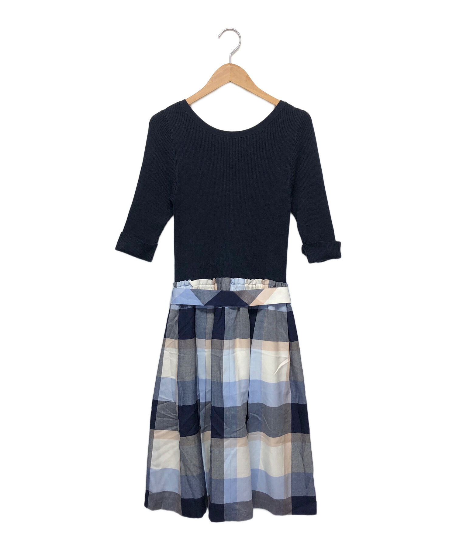 お値下げ　クレストブリッジ　ブルーレーベル　ワンピース　38 BLUE LABEL CRESTBRIDGE - ブルーレーベル クレストブリッジ