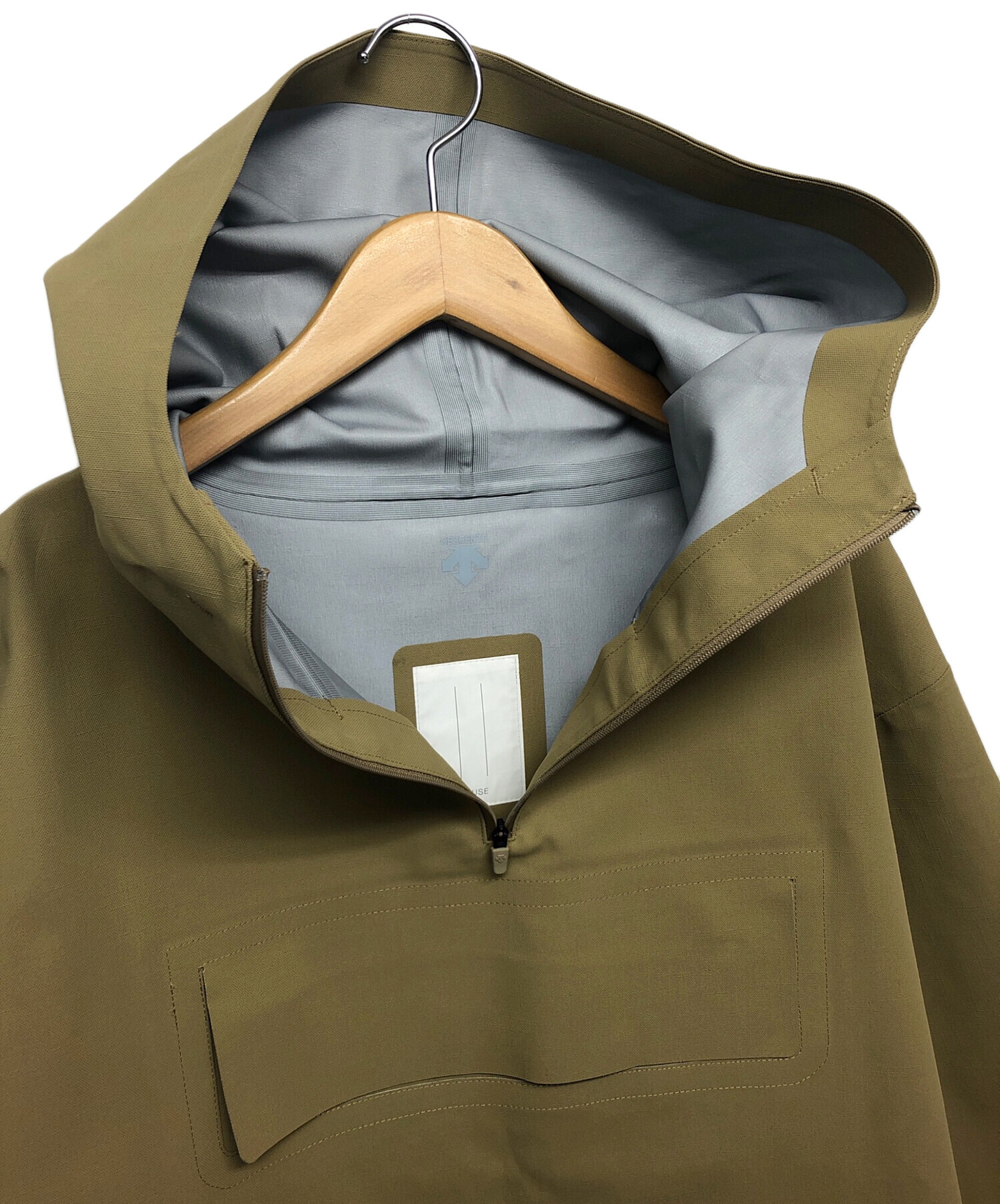 中古・古着通販】DESCENTE (デサント) アノラックジャケット ベージュ