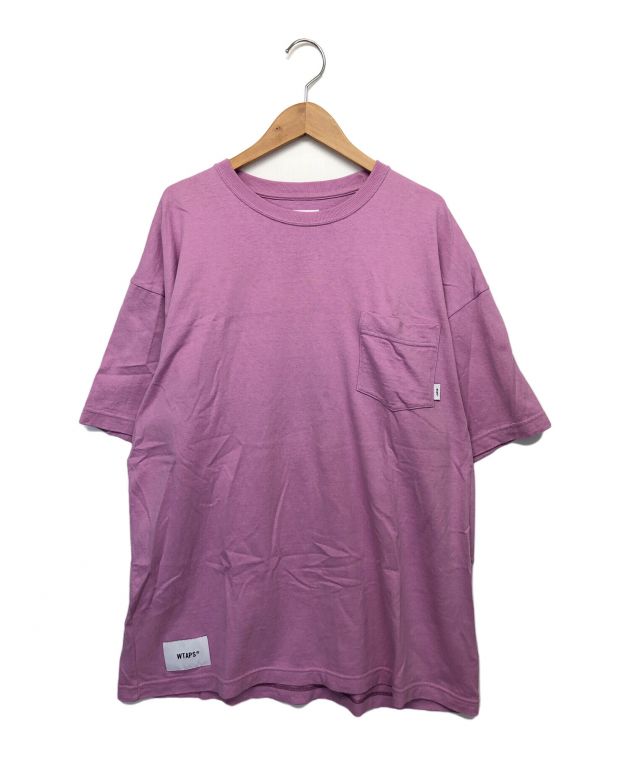 WTAPS Tシャツ 半袖 ダブルタップス 中古・古着通販】WTAPS (ダブルタップス) 半袖Tシャツ パープル サイズ