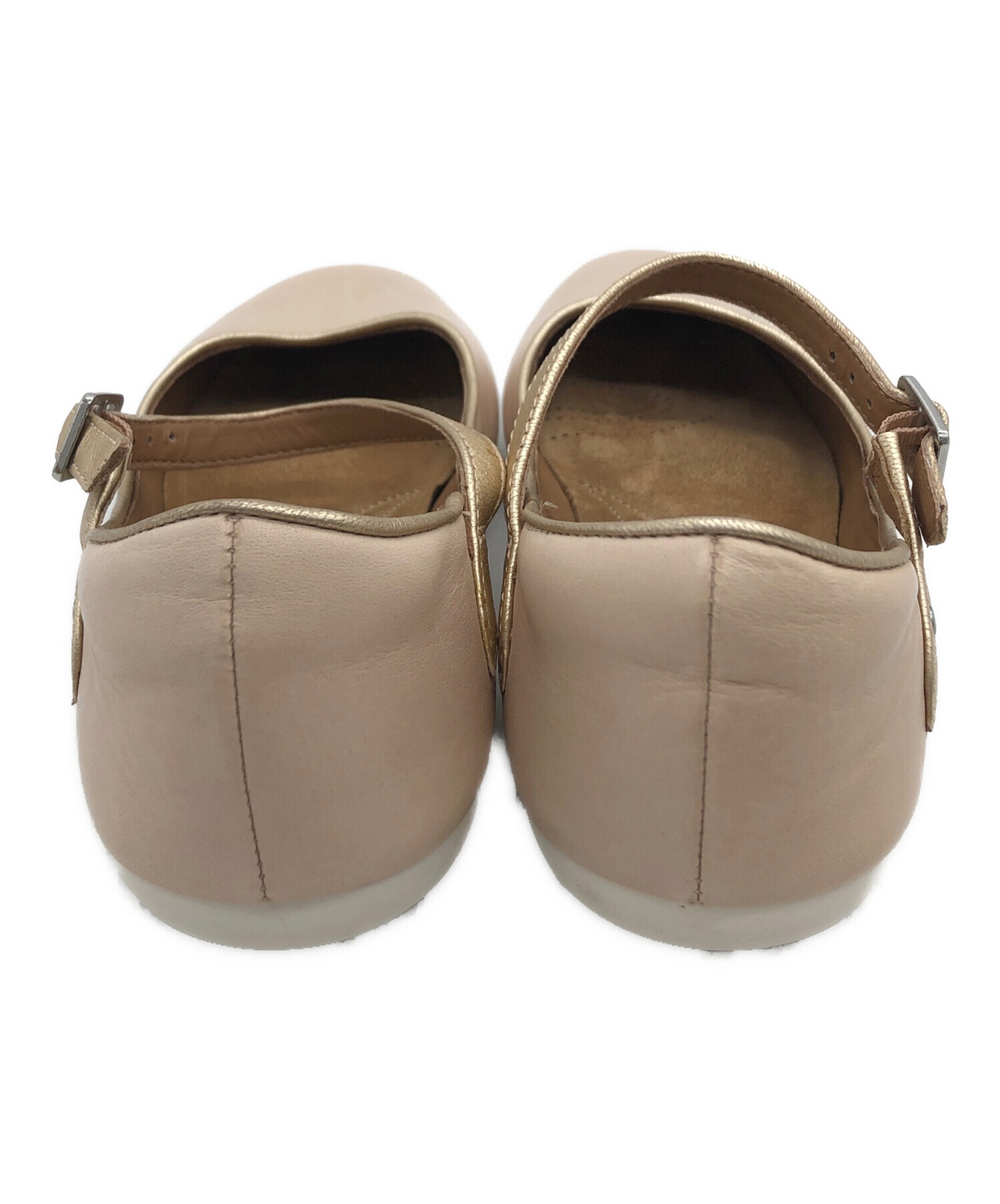 クラークス　レディース　シューズ　23.5㎝ 中古・古着通販】CLARKS (クラークス) ストラップシューズ ピンク