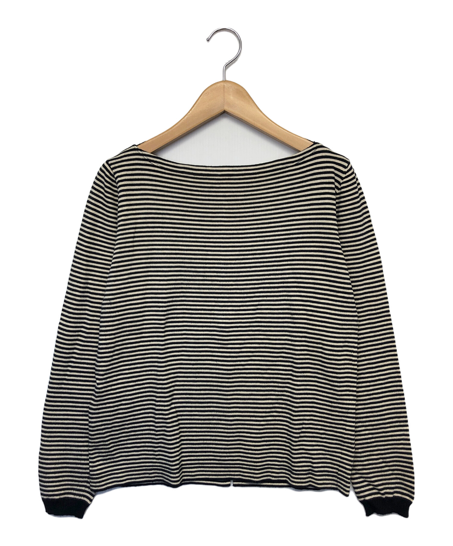 prada バスクシャツ 長袖カットソー ボーダー ロンt 白黒 Lサイズ 美品 prada バスクシャツ 長袖カットソー ボーダー ロンt 白黒 L