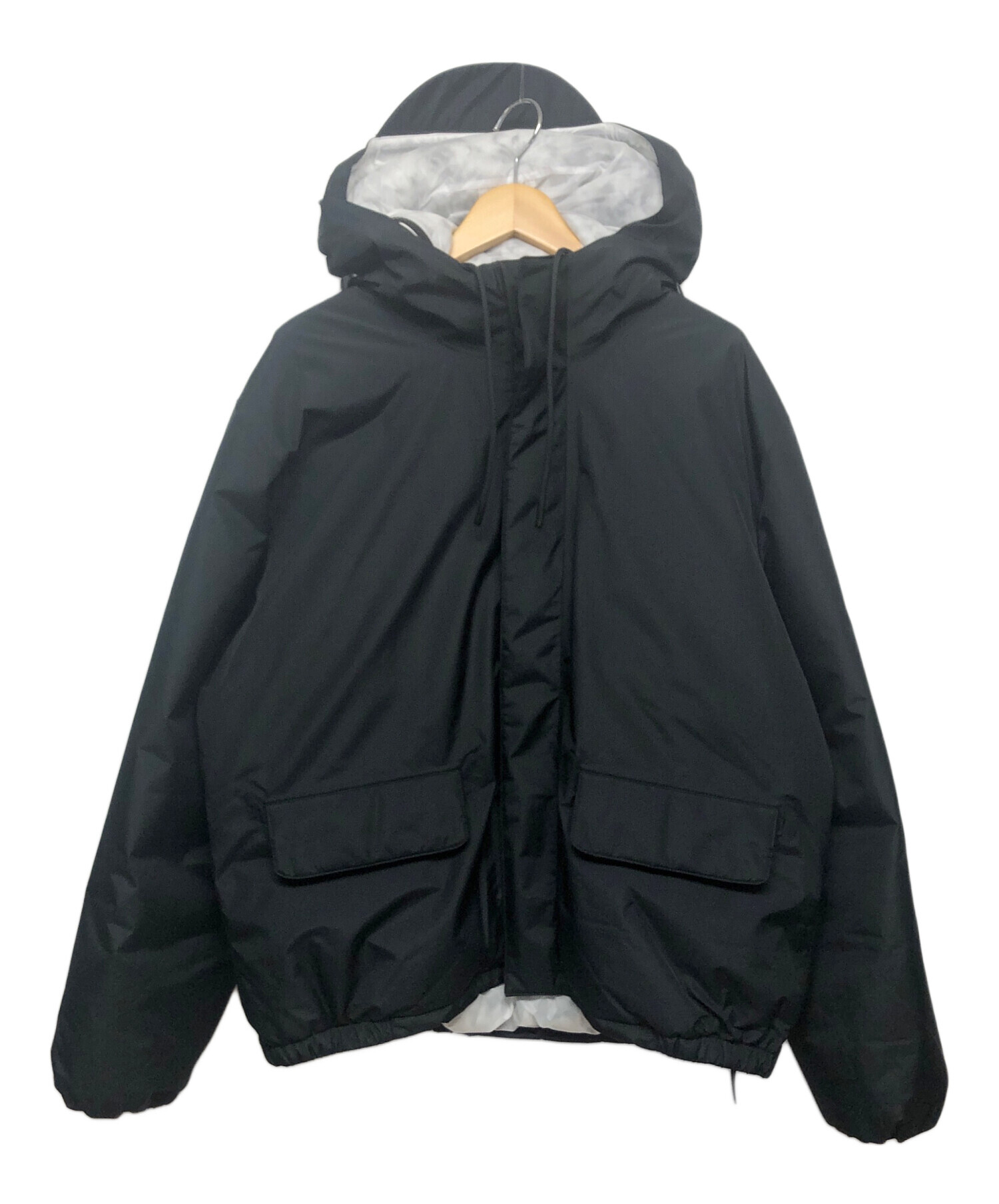 中古・古着通販】NIKE (ナイキ) ナイロンジャケット ブラック サイズ:L