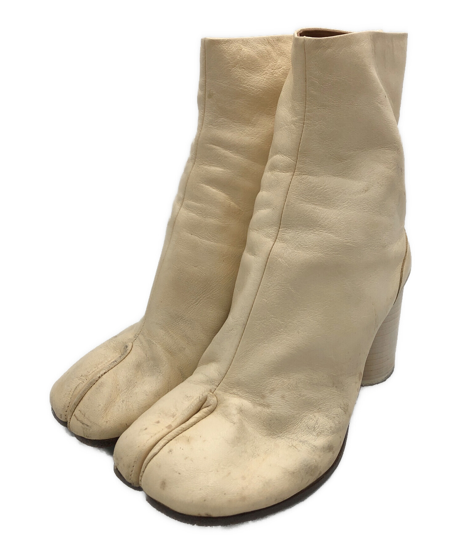 MaisonMargiela/足袋ブーツ/38/ベージュ 中古・古着通販】Maison Margiela (メゾンマルジェラ) 足袋ブーツ