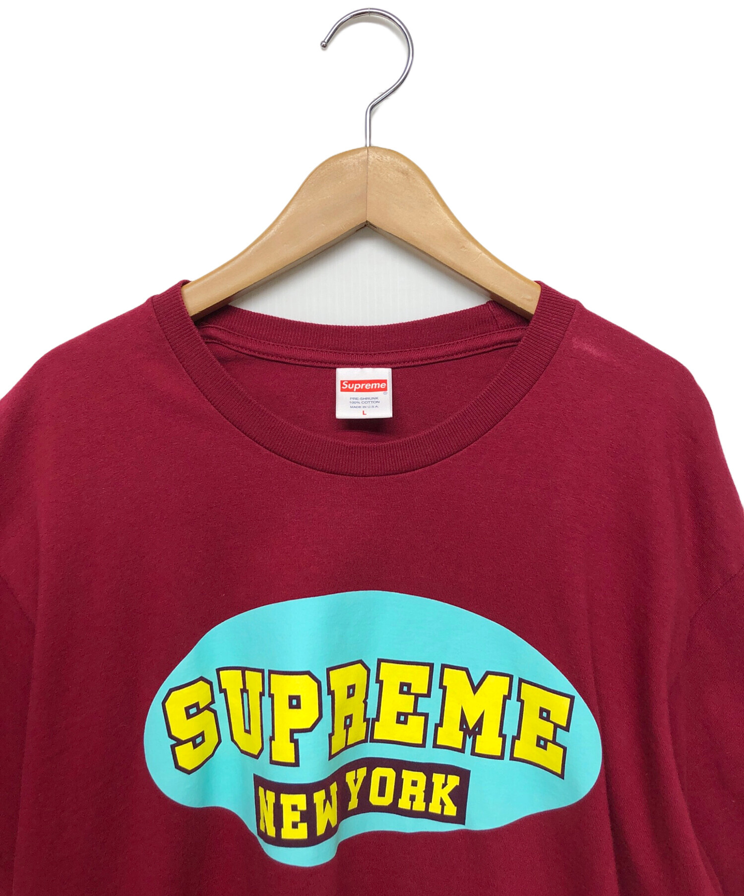 中古・古着通販】SUPREME (シュプリーム) Tシャツ レッド サイズ:L