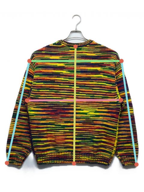 中古・古着通販】SUPREME (シュプリーム) スタティックセーター マルチ