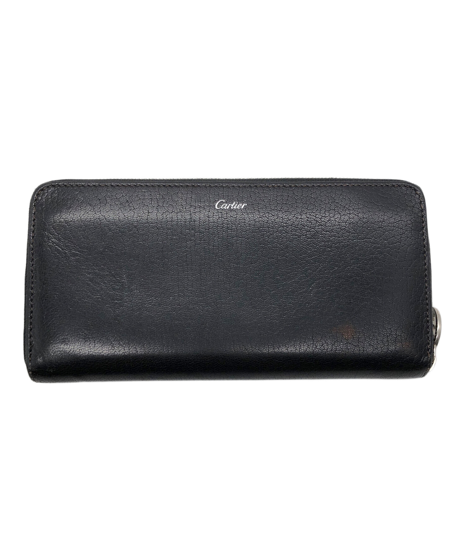 カルティエ長財布　正規品 中古・古着通販】Cartier (カルティエ) 長財布 ブラック｜ブランド