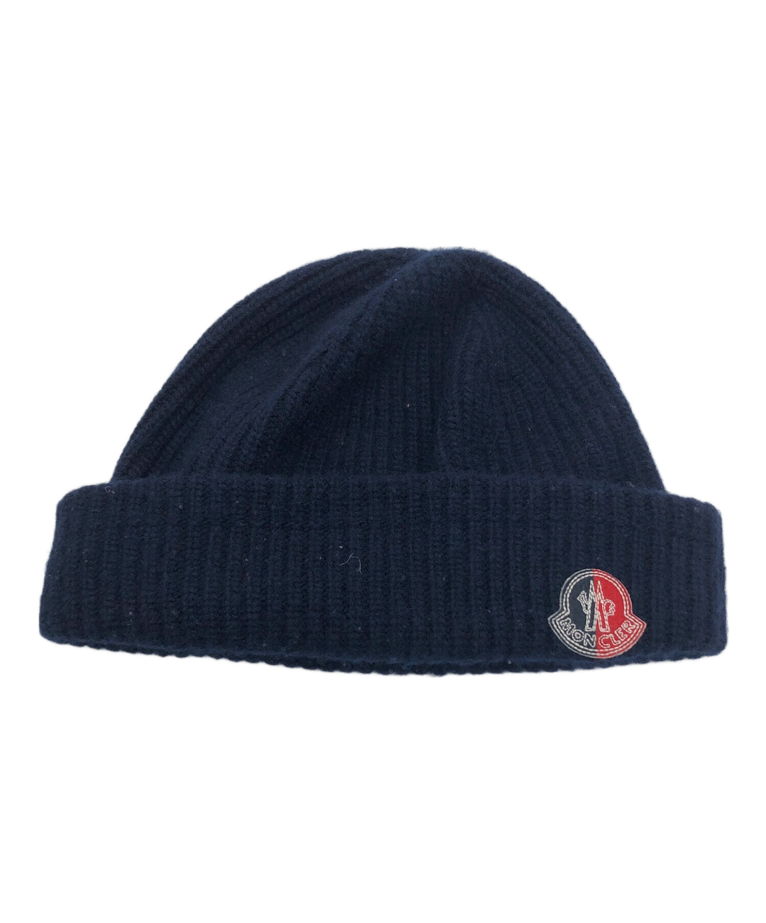 中古・古着通販】MONCLER (モンクレール) ニットワッチ ネイビー