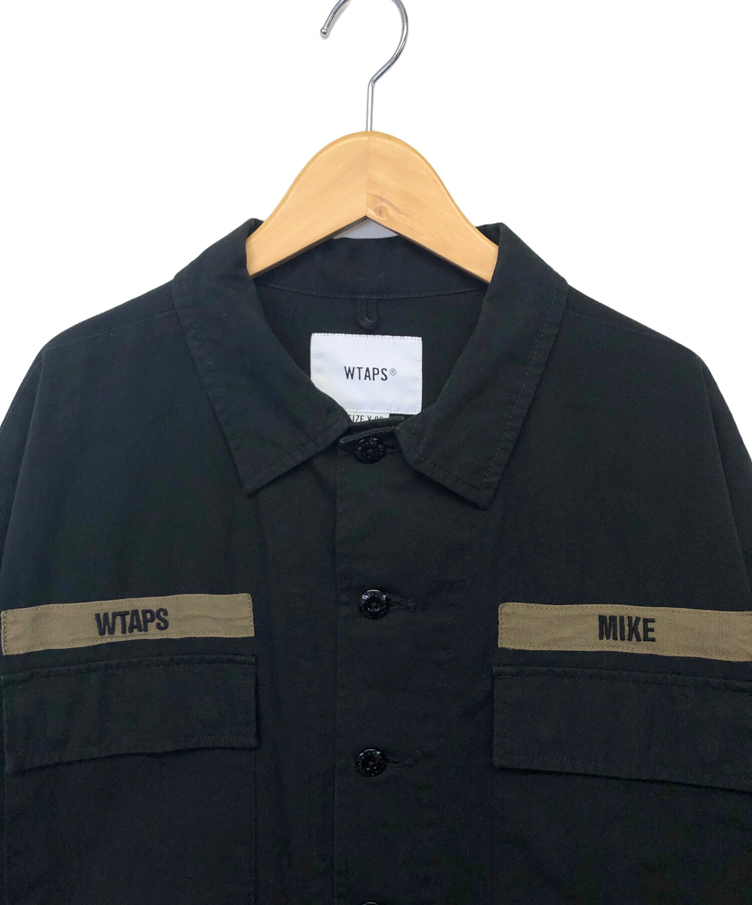 中古・古着通販】WTAPS (ダブルタップス) JUNGLE LS SHIRT ブラック