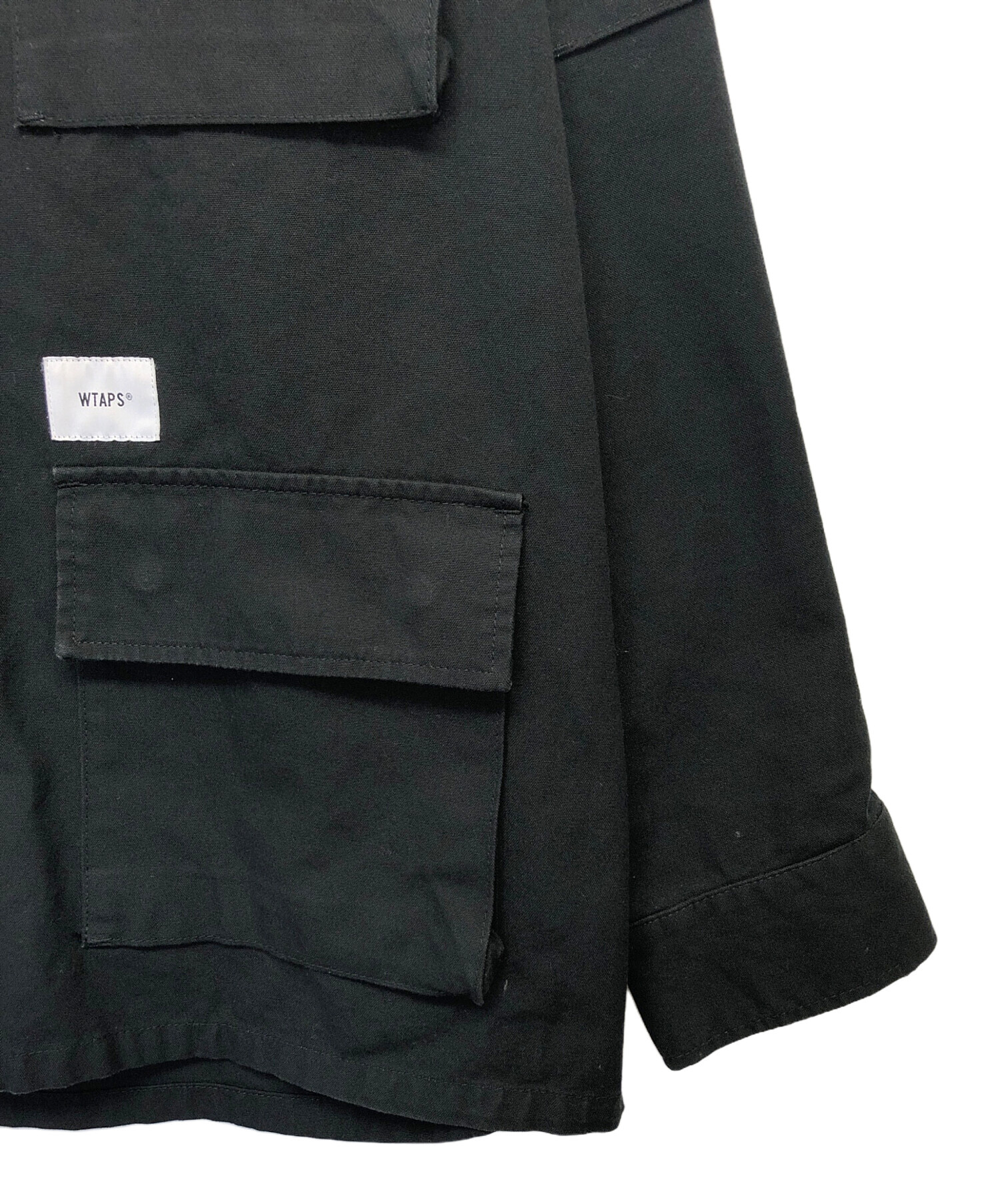 中古・古着通販】WTAPS (ダブルタップス) JUNGLE LS SHIRT ブラック