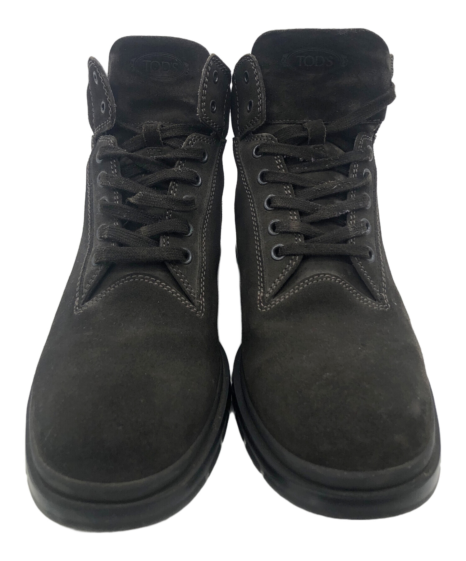 TOD'S レースアップブーツ笹川友里さん着用ショートブーツ