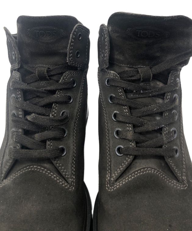 中古・古着通販】TOD'S (トッズ) ショートブーツ ブラウン サイズ:7