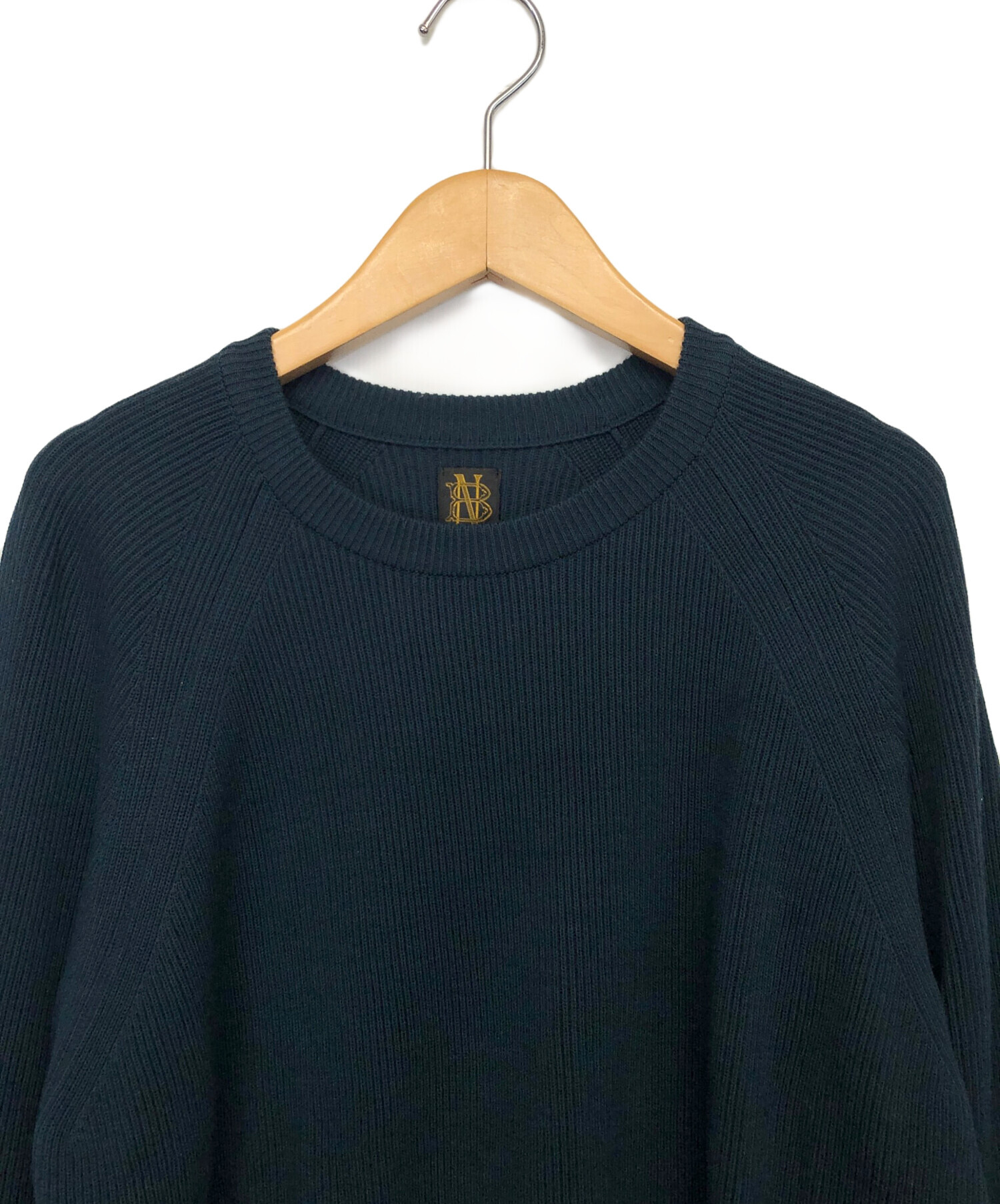 【人気】BATONER バトナー KNIT NAVY ニットセーター バトナーニット ネイビー BATONER バトナー シグネイチャーニット