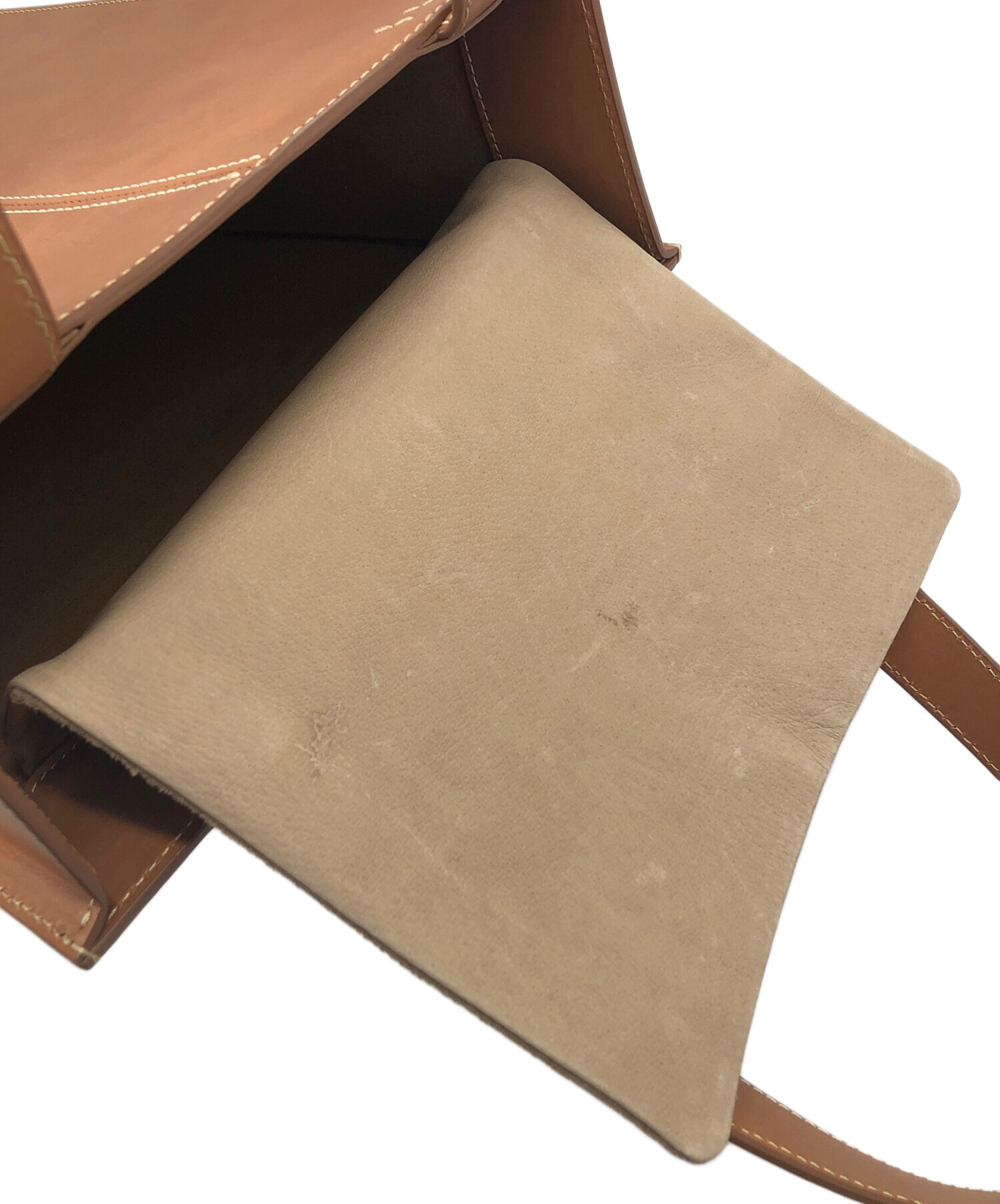 中古・古着通販】土屋鞄 (ツチヤカバン) ヌメ革スモールトートレザー