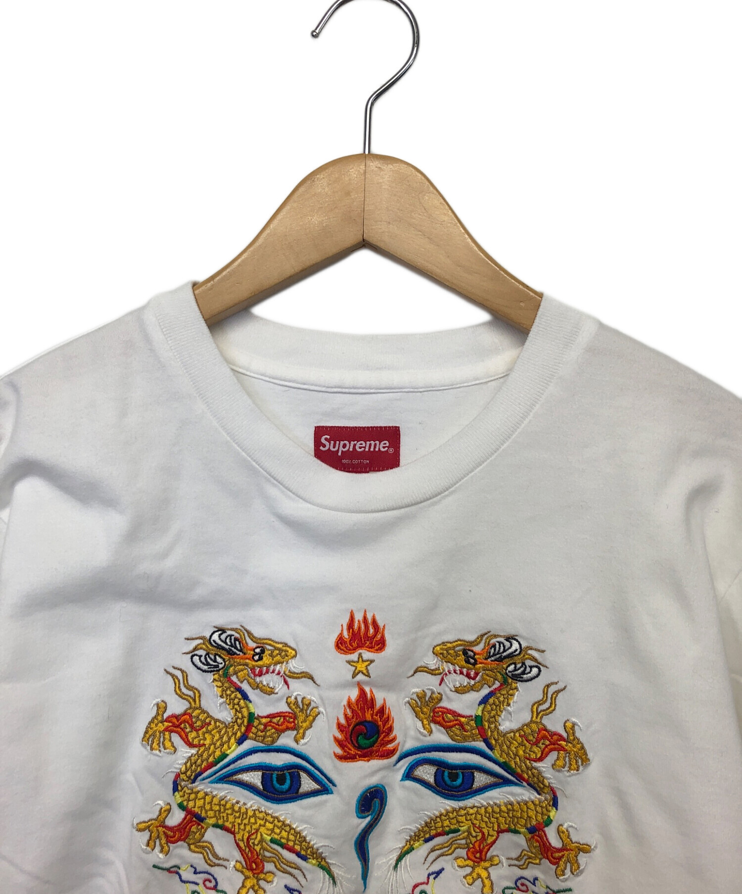 中古・古着通販】Supreme (シュプリーム) 長袖Tシャツ ホワイト サイズ