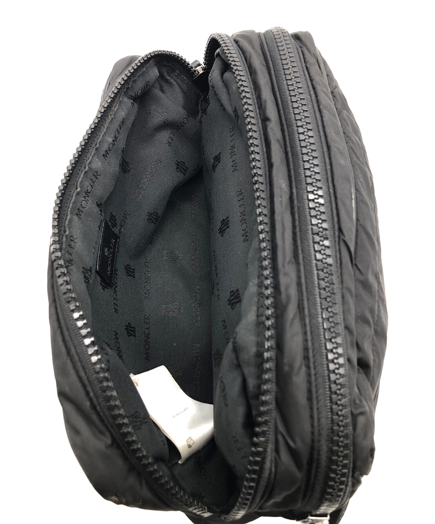 中古・古着通販】MONCLER (モンクレール) ポーチ ブラック｜ブランド