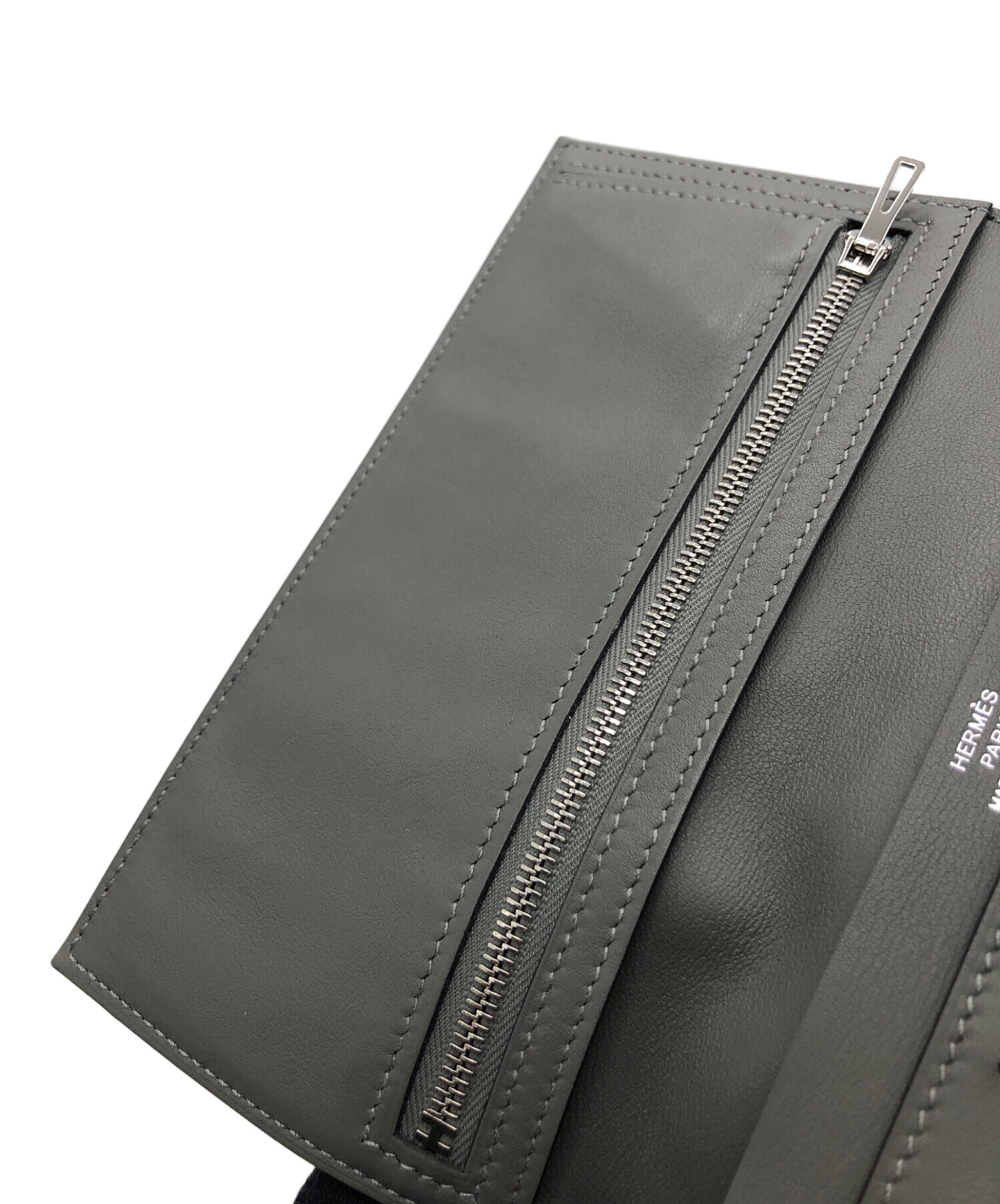 中古・古着通販】HERMES (エルメス) シチズン ツイル ロング グレー