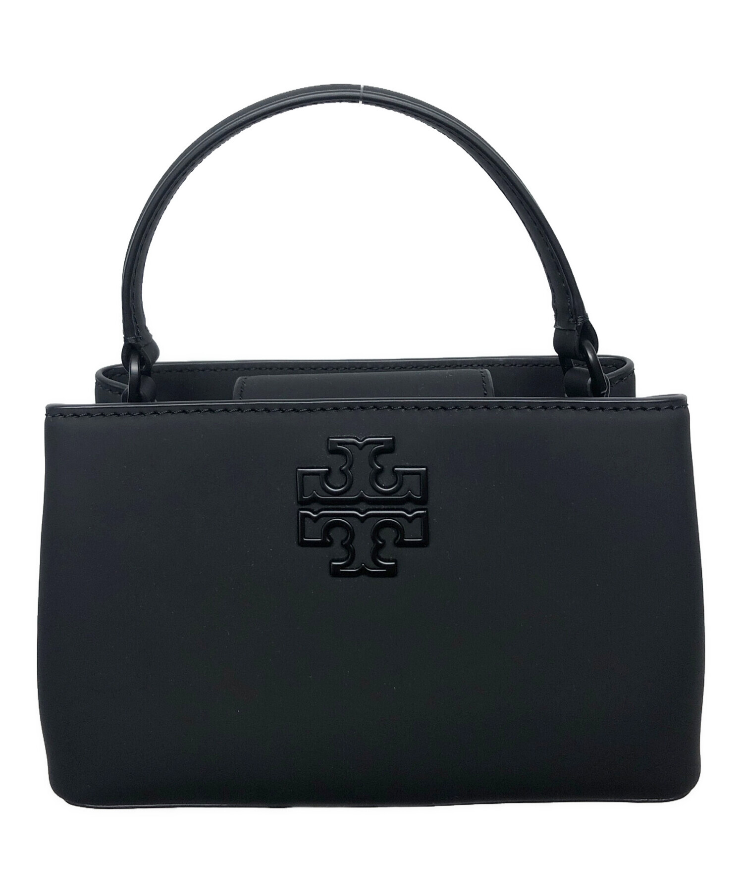 中古・古着通販】TORY BURCH (トリーバーチ) ハンドバッグ ブラック 