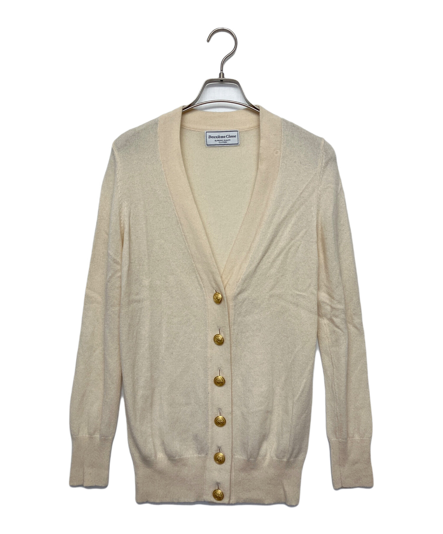 ミューズ ドゥーズィエムクラス　カーディガン　ニット　ウール　金ボタン 中古・古着通販】Deuxieme Classe (ドゥーズィエム クラス) ニット