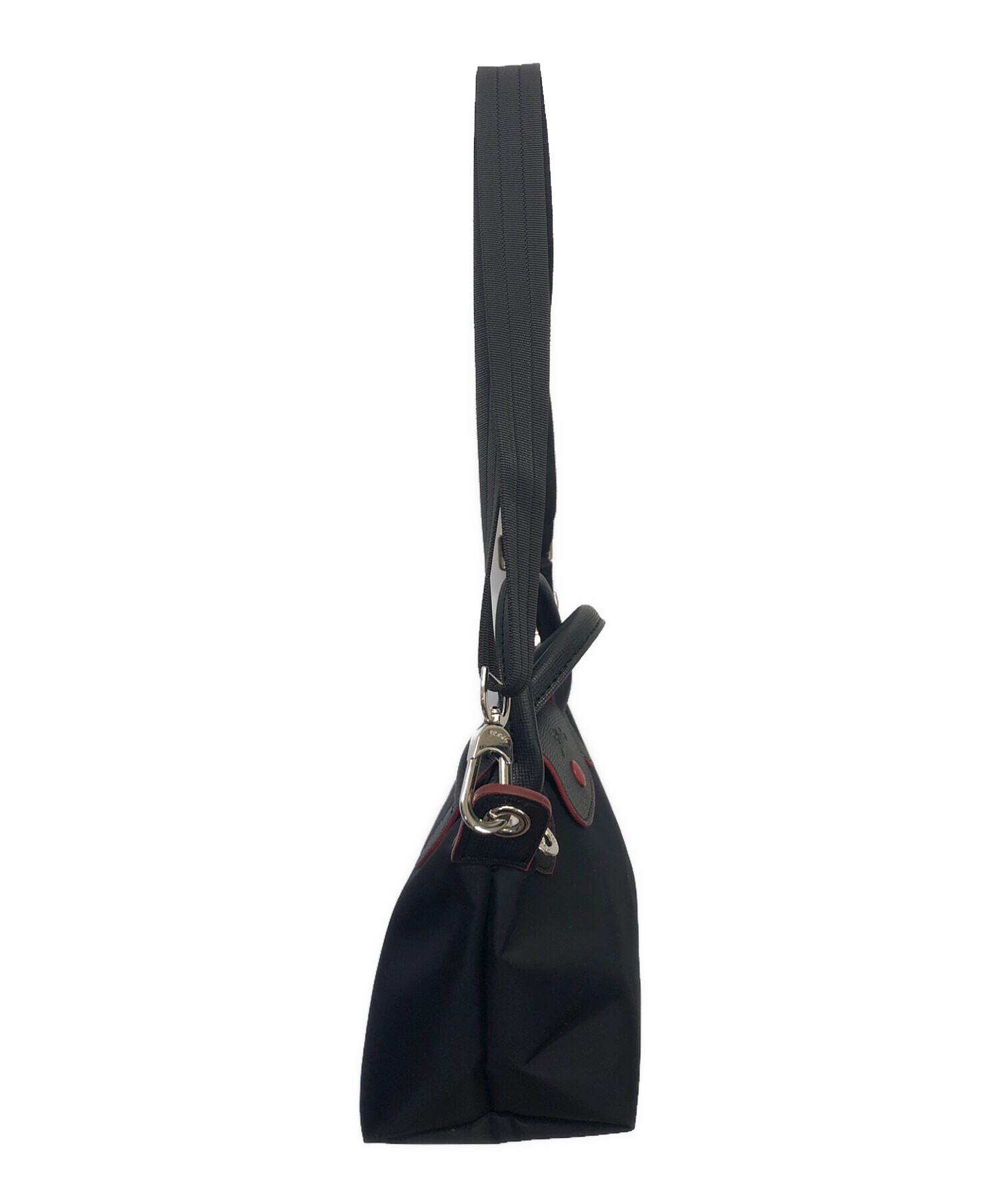 中古・古着通販】LONGCHAMP (ロンシャン) 2WAYバッグ ブラック