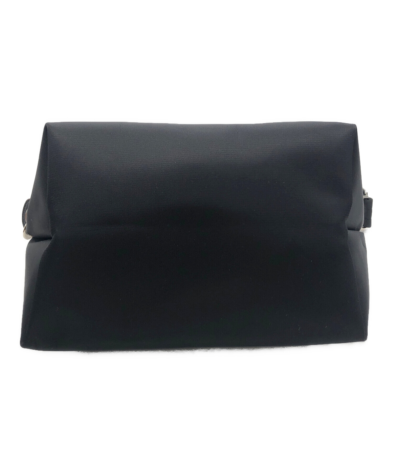 LONGCHAMP 2wayバッグ ブラック 中古・古着通販】LONGCHAMP (ロンシャン) 2WAYレザーショルダー