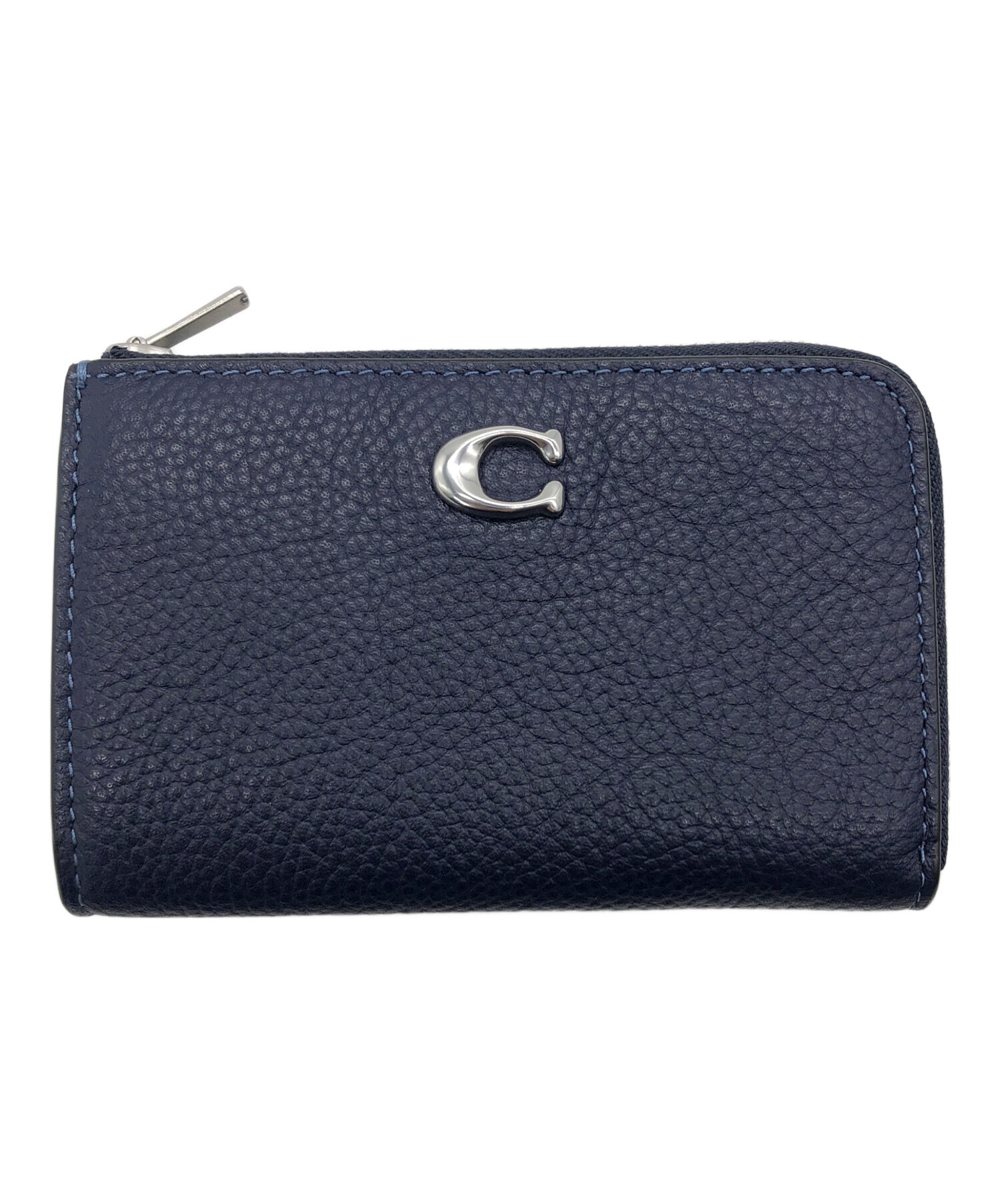 中古・古着通販】COACH (コーチ) Lジップキーケース ネイビー