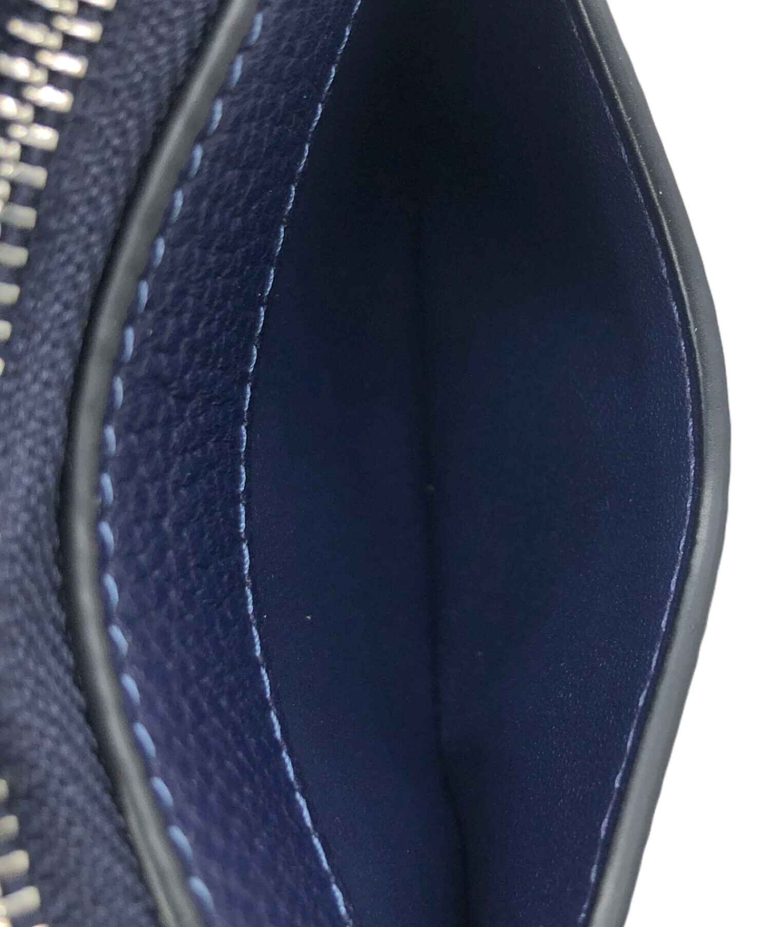 中古・古着通販】COACH (コーチ) Lジップキーケース ネイビー