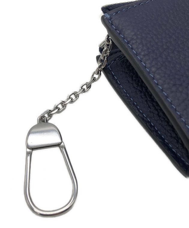 中古・古着通販】COACH (コーチ) Lジップキーケース ネイビー