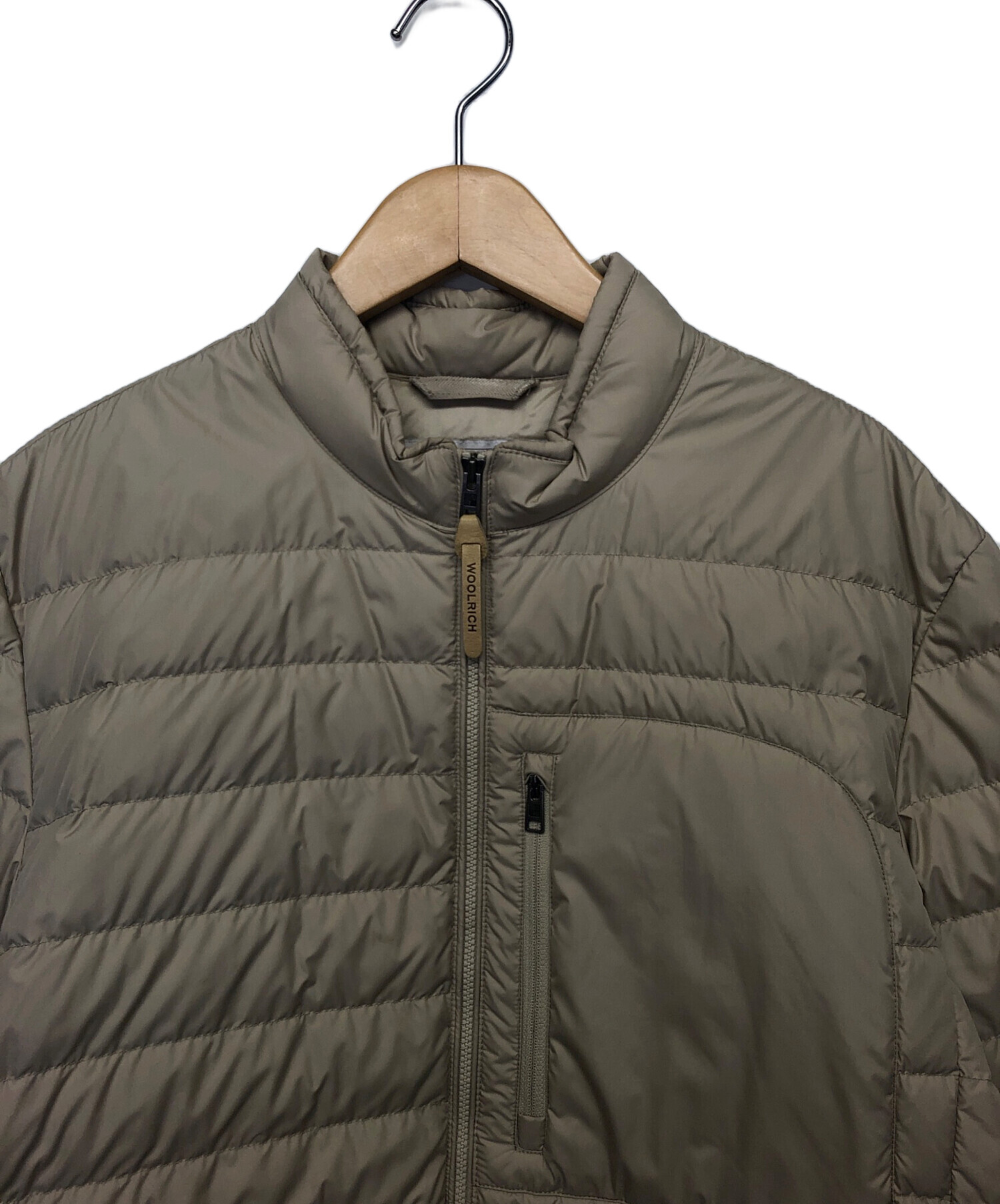 中古・古着通販】WOOLRICH (ウールリッチ) ダウンジャケット ベージュ 