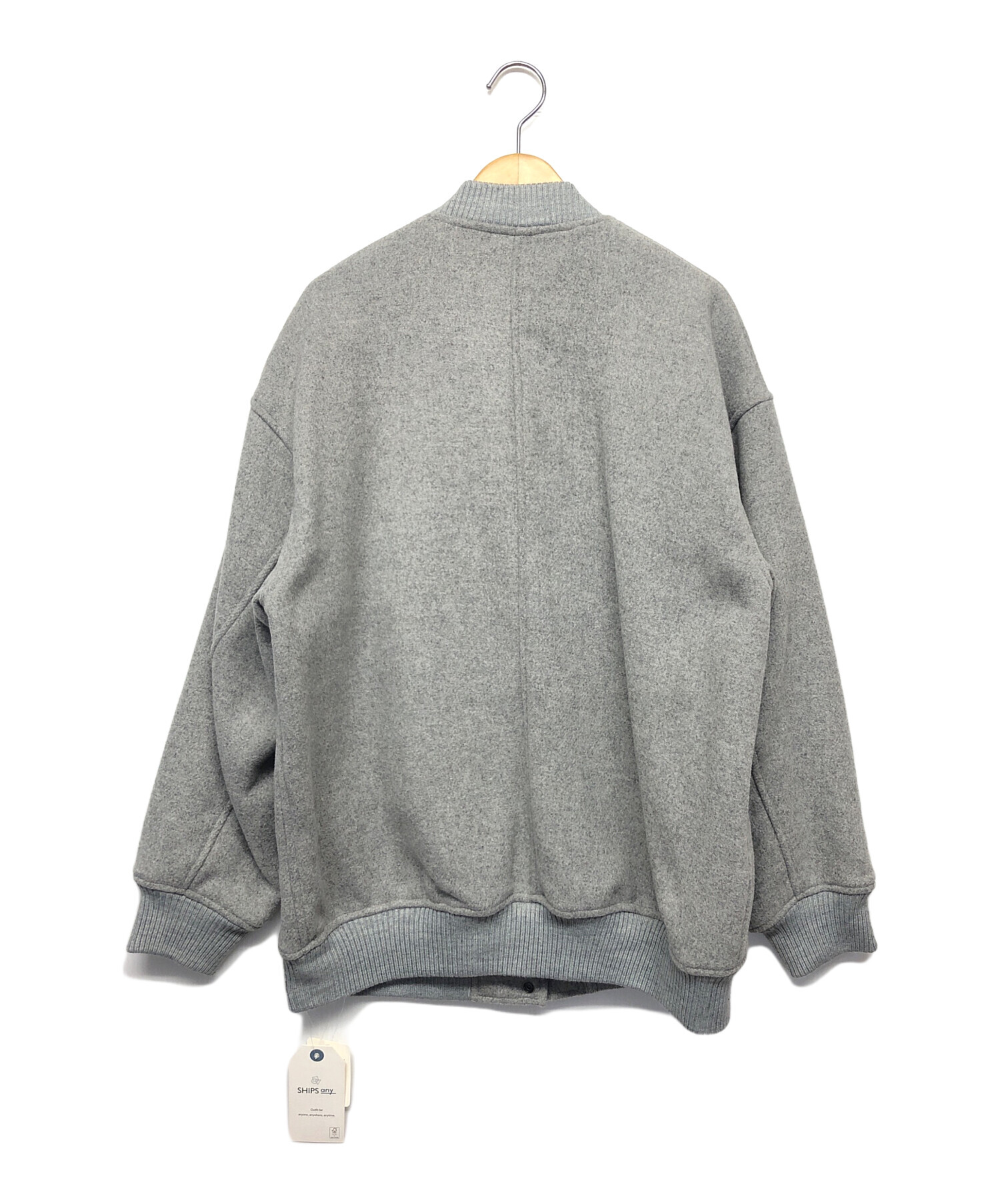 中古・古着通販】SHIPS any (シップスエニィ) スタジャン グレー