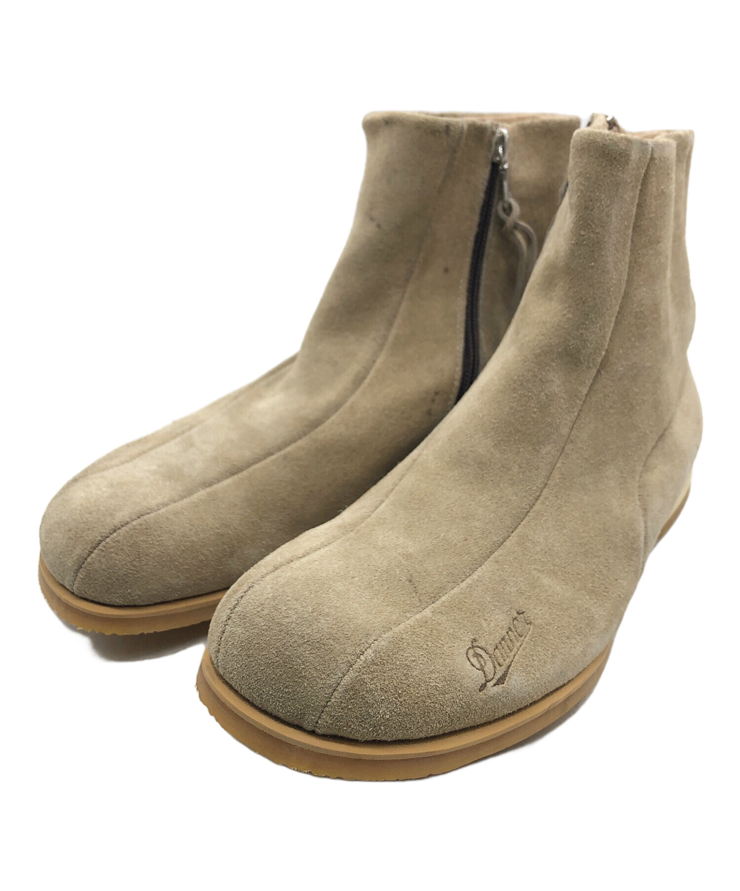 Dannerダナー　ベージュ スエード ナイロン ワークブーツ 中古・古着通販】Danner (ダナー) ジップアップスウェードブーツ