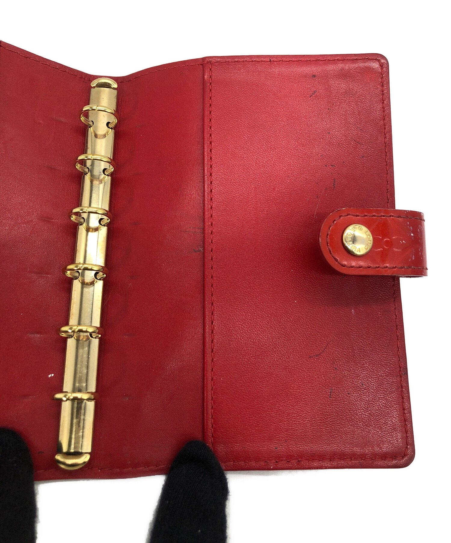 ヴィトン ヴェルニ手帳カバー 中古品