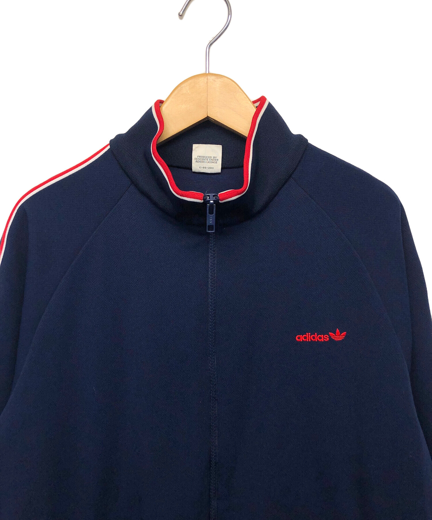 古着 80s アディダス ATP トラックジャケット ネイビー レッド 古着 80s アディダス ATP トラックジャケット ネイビー レッド