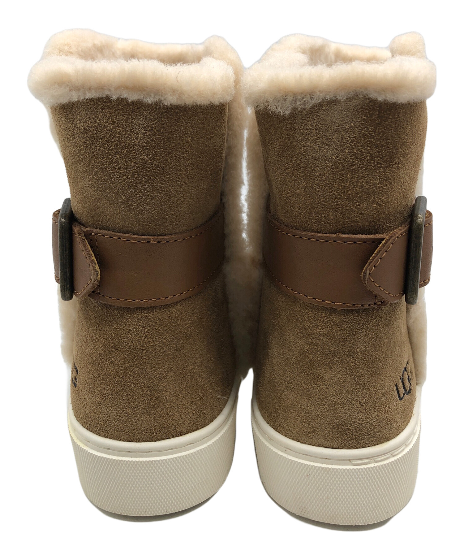 中古・古着通販】UGG (アグ) ショートブーツ ベージュ サイズ:25cm