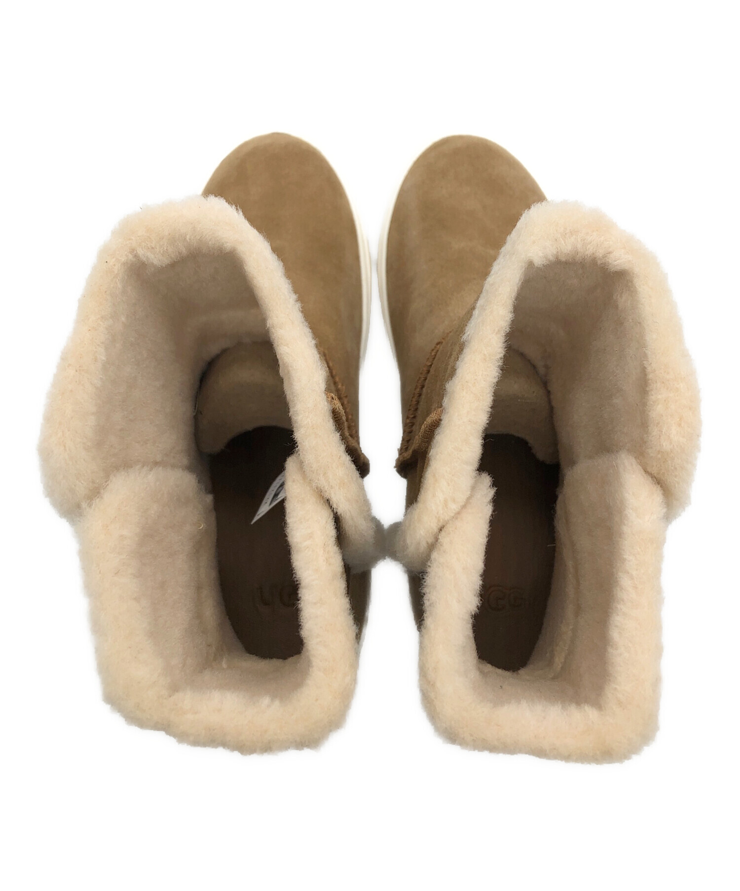 中古・古着通販】UGG (アグ) ショートブーツ ベージュ サイズ:25cm