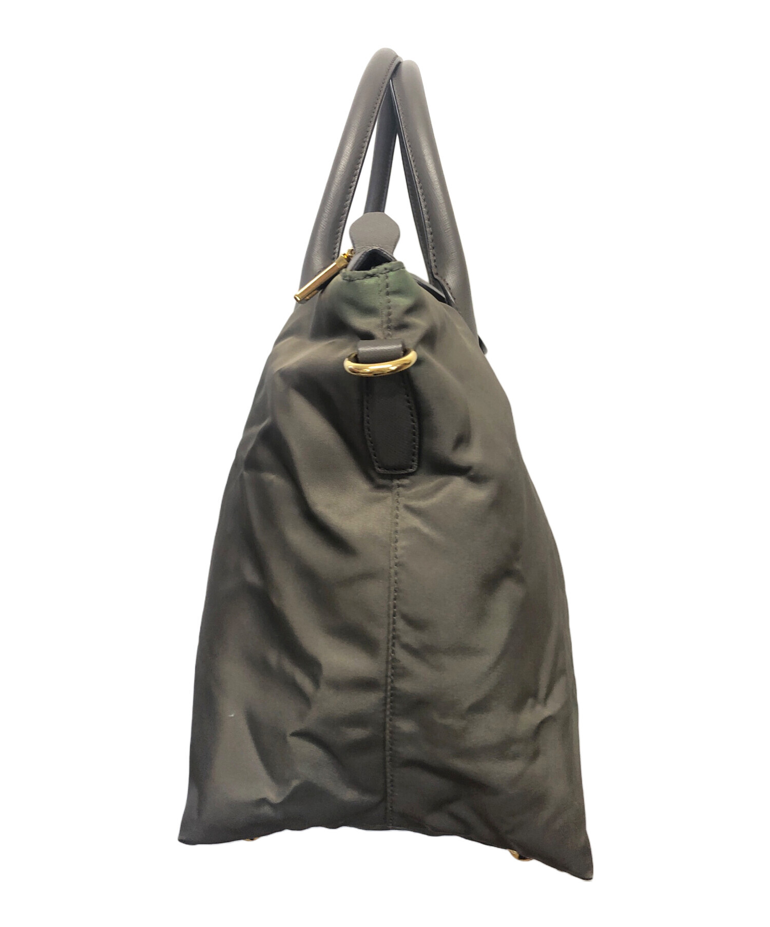 中古・古着通販】PRADA (プラダ) 2WAYバッグ カーキ｜ブランド・古着 