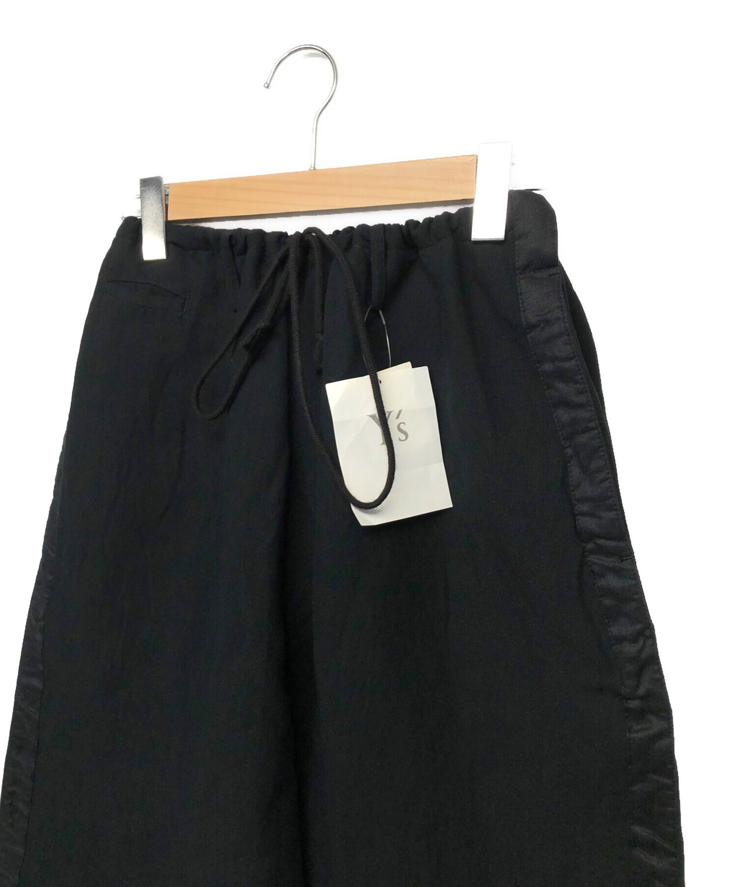 Y’s for men ワイズフォーメン ショートパンツ メンズ 【古着】【中古】 中古・古着通販】Y's for men (ワイズフォーメン) スラックス ブラック