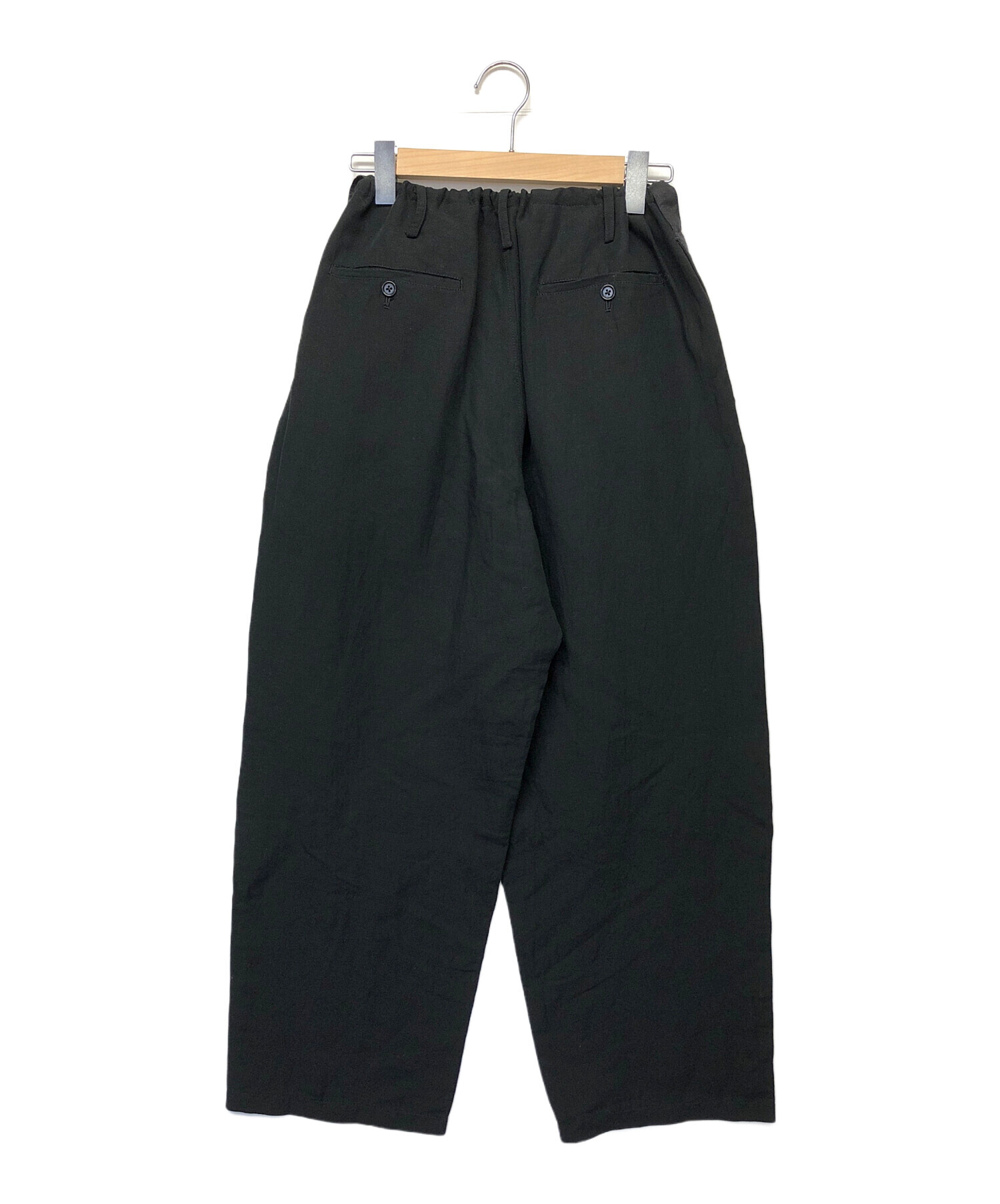 Y’s for men ワイズフォーメン スラックス メンズ 【古着】【中古】 中古・古着通販】Y's for men (ワイズフォーメン) スラックス ブラック