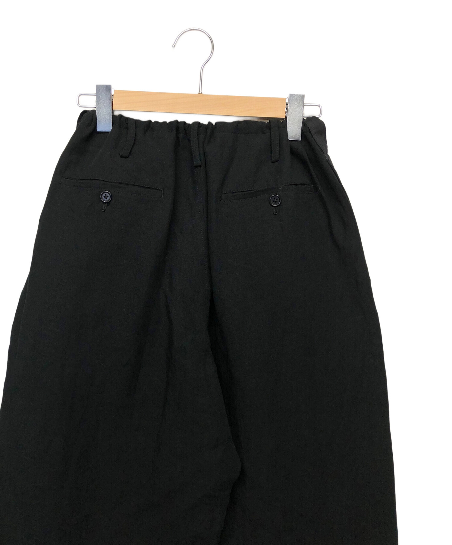 中古・古着通販】Y's for men (ワイズフォーメン) スラックス ブラック